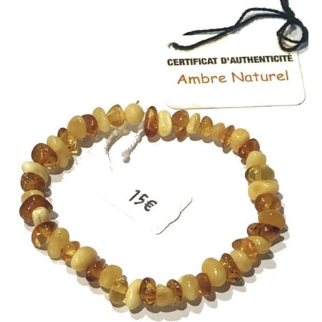 Bracelet en ambre pour adulte