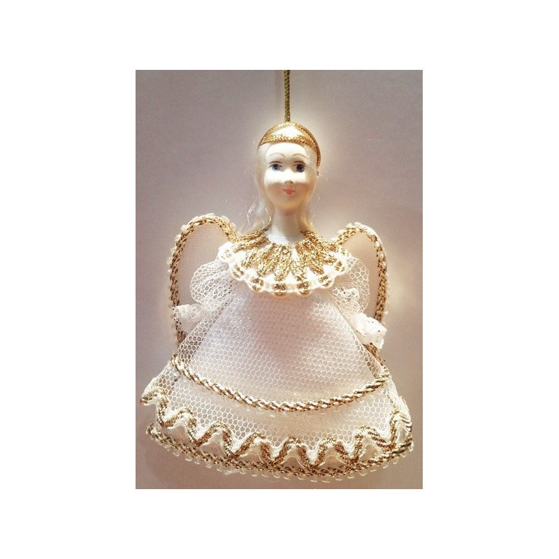 Figurine à suspendre Ange blanc