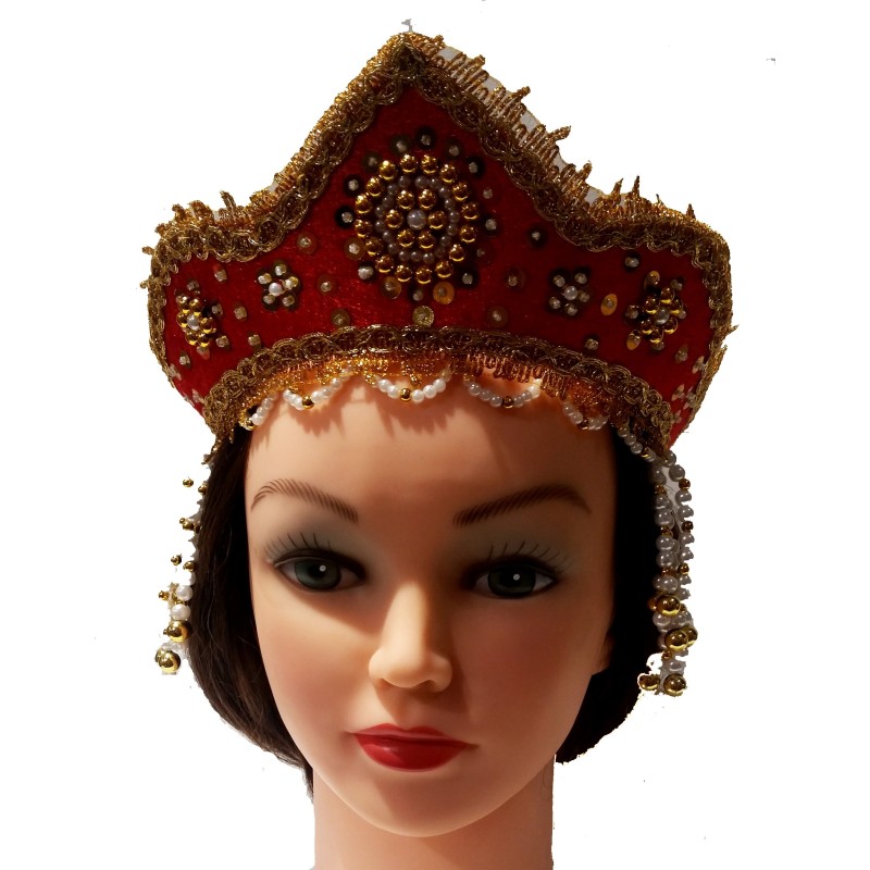 Coiffe russe Kokochnik "KATERINA"