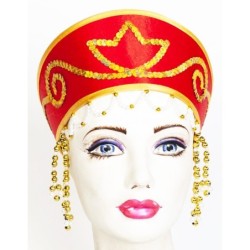 Coiffe russe Kokochnik  "Svetlana"