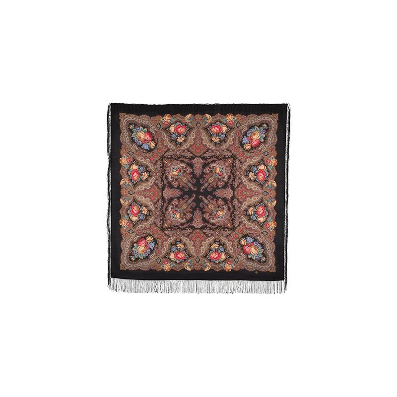 Châle traditionnel russe" Vin espagnol".