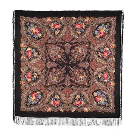 Châle traditionnel russe" Vin espagnol".