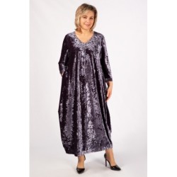 Robe en velours de style "BOHÈME".