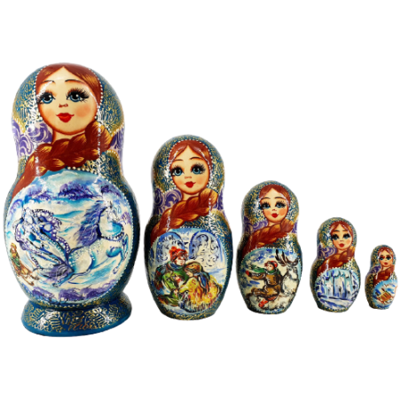 Poupée russe de collection  "Reine de neiges"