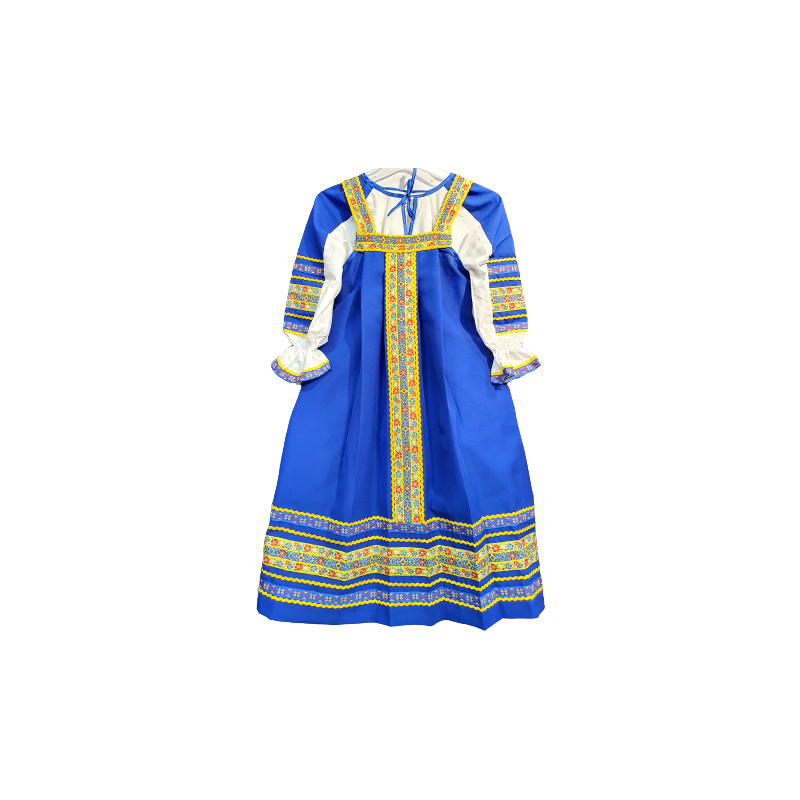 7-8 ansCostume "Dachenka" pour fille.