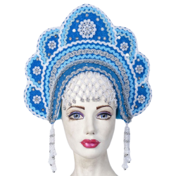 Coiffe russe -kokochnik " ELENA " .