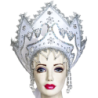 Kokochnik "Reine de neiges". COSTUME TRADITIONNEL RUSSE .