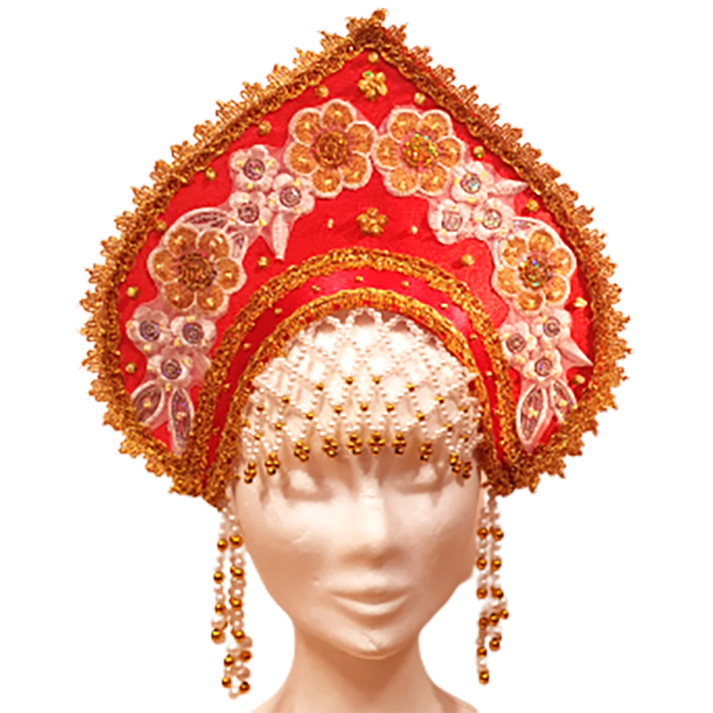 Coiffe russe Kokochnik  " GALINA "