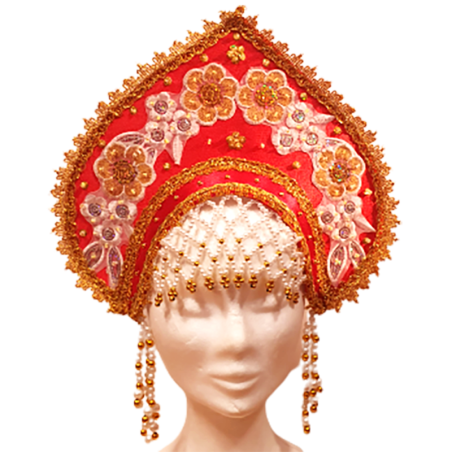 Coiffe russe Kokochnik  " GALINA "