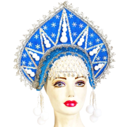 Coiffe russe Kokochnik  "GALINA HIVERS "