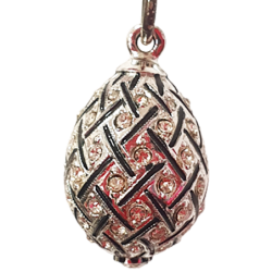 Oeuf de Fabergé russe en pendentif