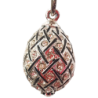 Oeuf de Fabergé russe en pendentif