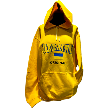 Sweatshirt mixte à capuche "Ukraine".