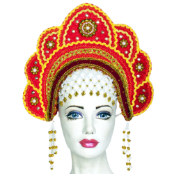 Coiffe russe Kokochnik "ELENA"