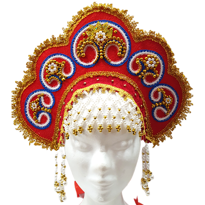 Coiffe russe Kokochnik "Fête consulaire"