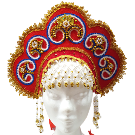 Coiffe russe Kokochnik "Fête consulaire"