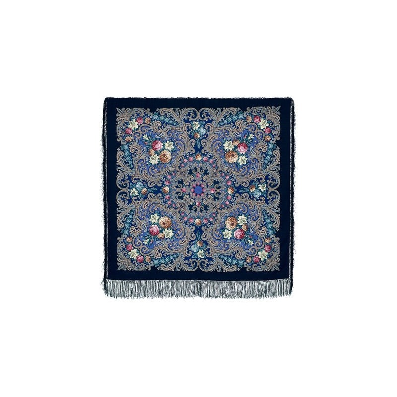 Châle traditionnel russe " Secret du cœur".