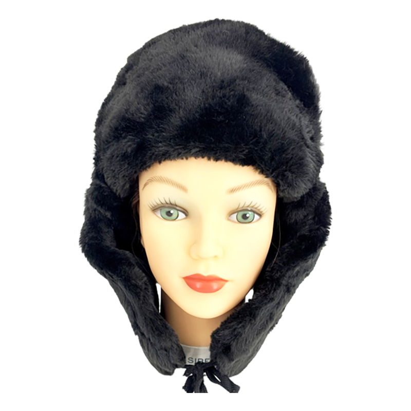Chapka russe en fourrure synthétique pour homme et femme.