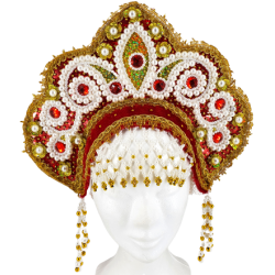 Coiffe russe kokochnik"Tamara"