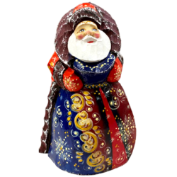PÈRE NOËL sculpté en bois...