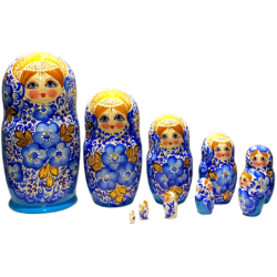 Poupée russe "Gjel"  à 10 pcs.