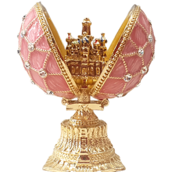 Oeuf de Fabergé avec une église