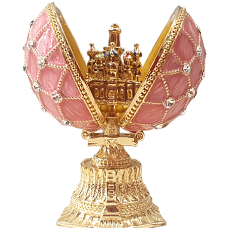 Oeuf de Fabergé avec une église