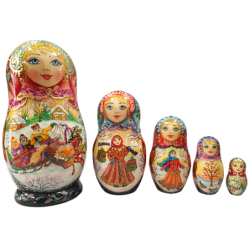 Poupées russes de collection - Matriochka - 5 pcs.