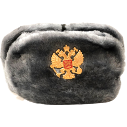 Chapka russe en fourrure synthétique pour homme et femme.