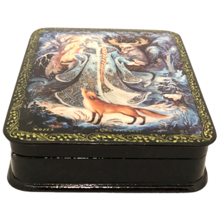 Boite laquée Holouy " Fille de la neige ".