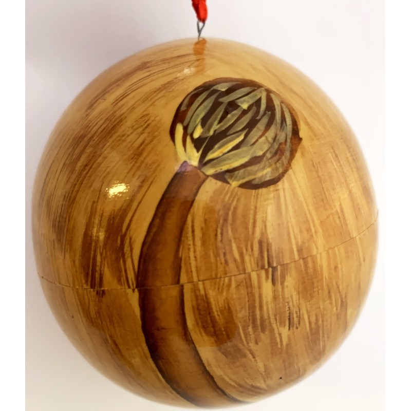 Boules De Noël Décoratives XXL Dorées - Diamètre 20 Cm, Plastique, Avec Crochet