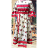 COSTUME TRADITIONNEL RUSSE . Robe traditionnelle russe "PELAGEYA" .