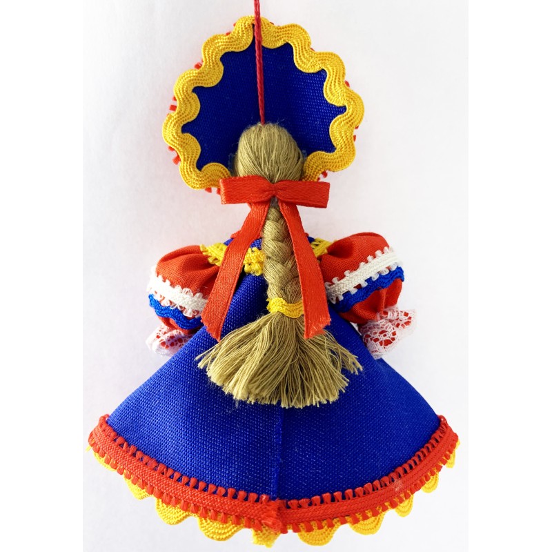 Ancienne Décoration De Noël URSS - Poupée En Coton Pour Sapin (vintage)