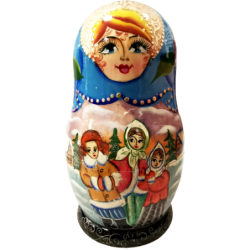 Poupée russe de collection  "Enfants de neige"