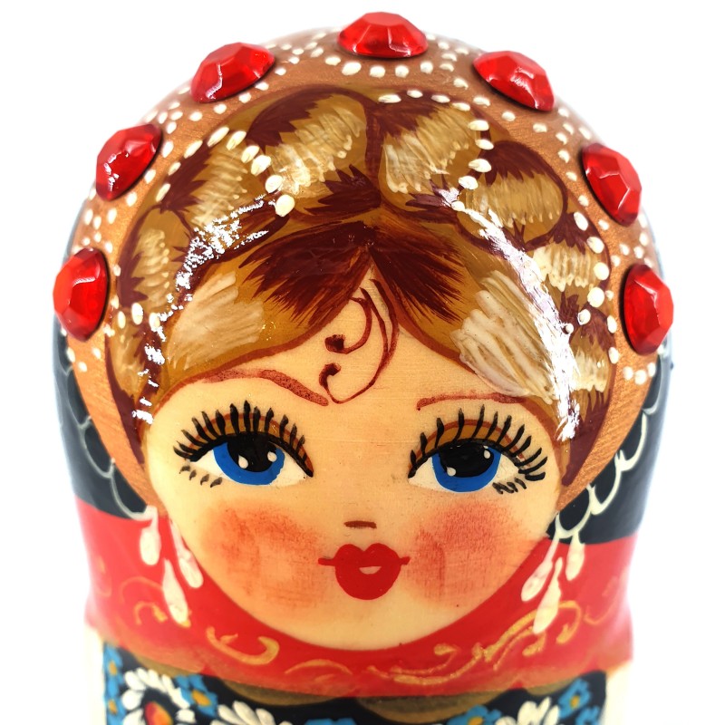 MINI POUPÉES RUSSES EMBOÎTABLES AVEC DES OISEAUX PEINTE A LA MAIN / 5