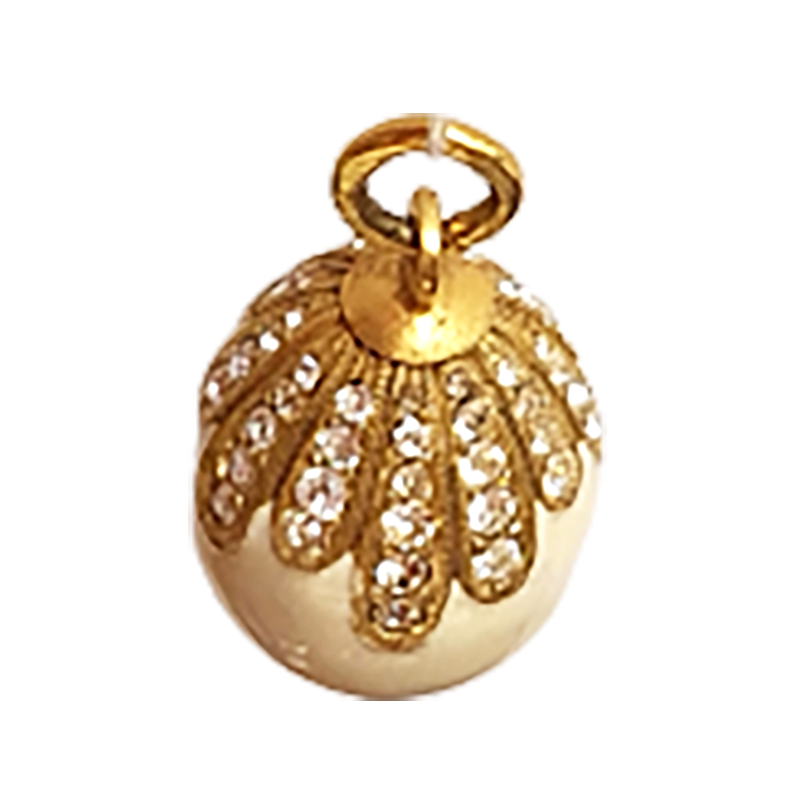 Pendentif Oeuf style Fabergé -Argenté - Fabrication Artisanale