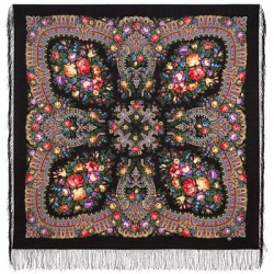 Châle traditionnel russe " Image mignonne".