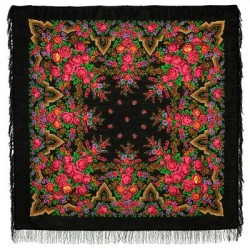 Châle traditionnel russe " Beauté russe".