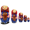 copy of Matriochka-Poupées russes "Petit ourson" " - 5 pièces