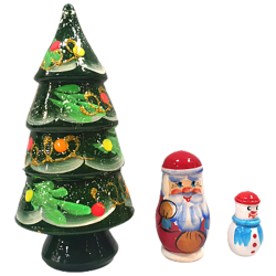 Petit sapin en bois - gigogne 3pcs.