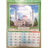 Calendrier mural musulman russe pour 2024.