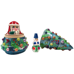 Petit sapin en bois - gigogne 3pcs.