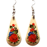 Boucles d''oreilles "les fleurs". Ecole Mstera.