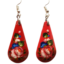 Boucles d''oreilles "les fleurs". Ecole Mstera.