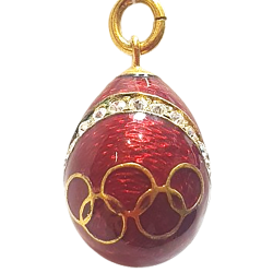 Pendentif œuf de Fabergé de...