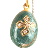 Oeuf de Fabergé en pendentif