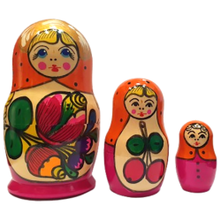 Poupée russe fantaisie à 3...