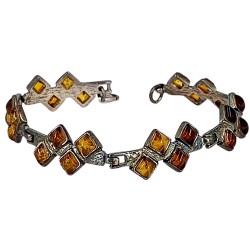 Bracelet en argent 925° et...