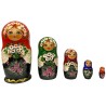 Poupée russe"Les fleurs des champs"  à 5 pcs.
