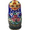 Poupées russes  " Fleurs " à  5 pièces.